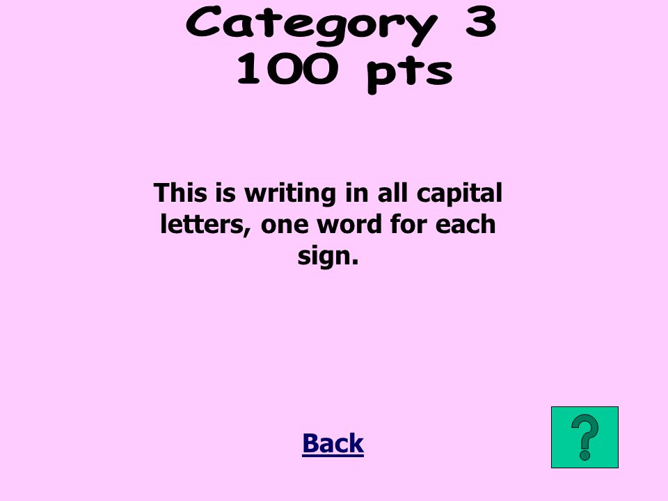 Handwriting Analysis Capital Letters